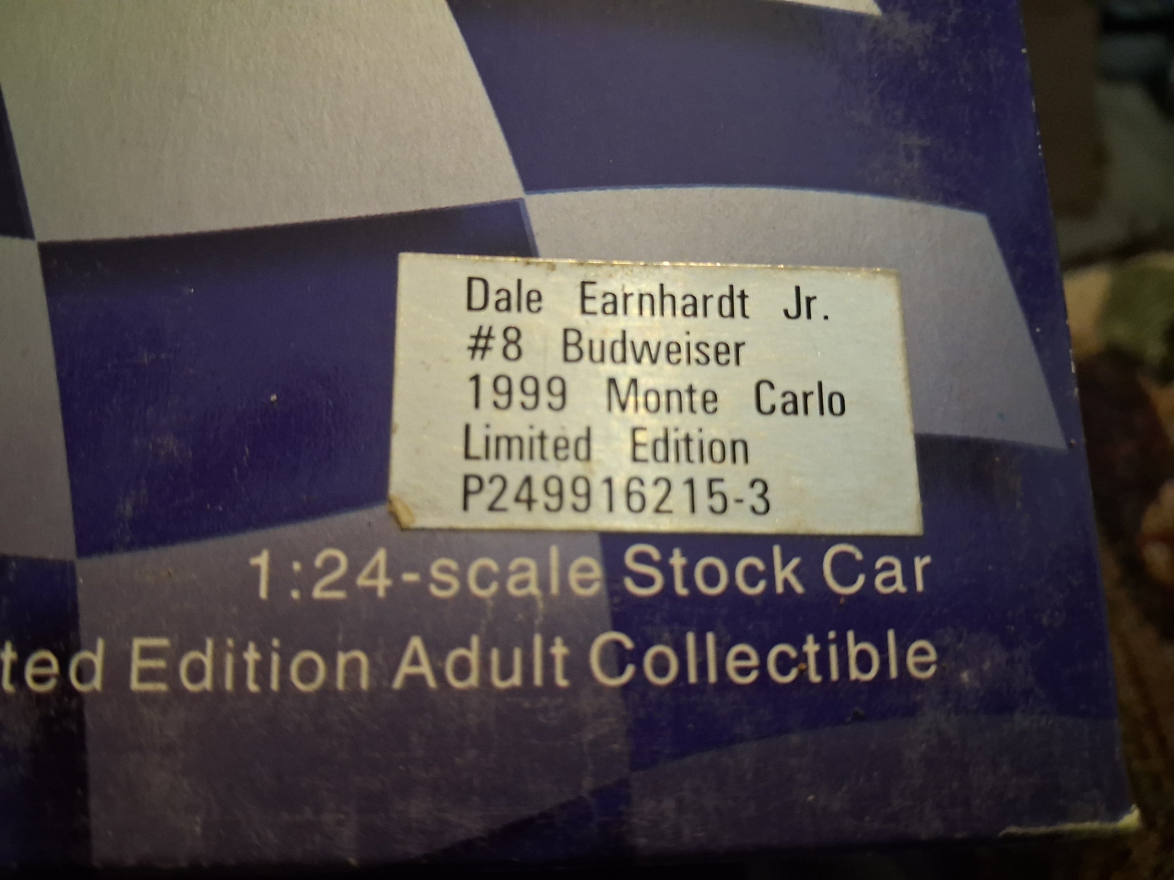 1/24 Scale NASCAR Diecast Cars – Dale Earnhardt Sr, Jr & More